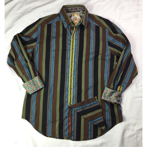 Robert Graham Other - Robert Graham Long Sleeve Button Down Shirt Sz L